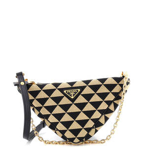 Prada Symbole Triangle Bag Leather And #227032P21B